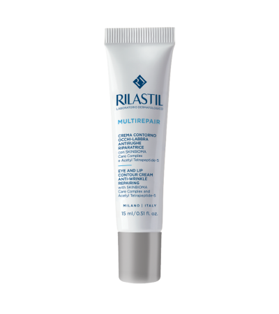 Rilastil Multirepair Eye and Lip Contour Cream 15 ml | كريم علاج تجاعيد منطقة حول العين وحول الفم